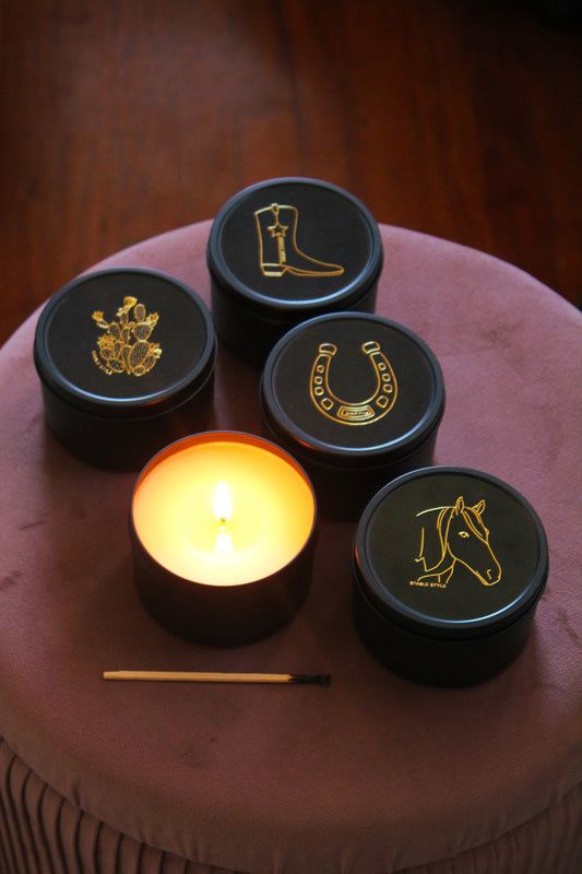 Cowboy Boot - Shine Candle Tin