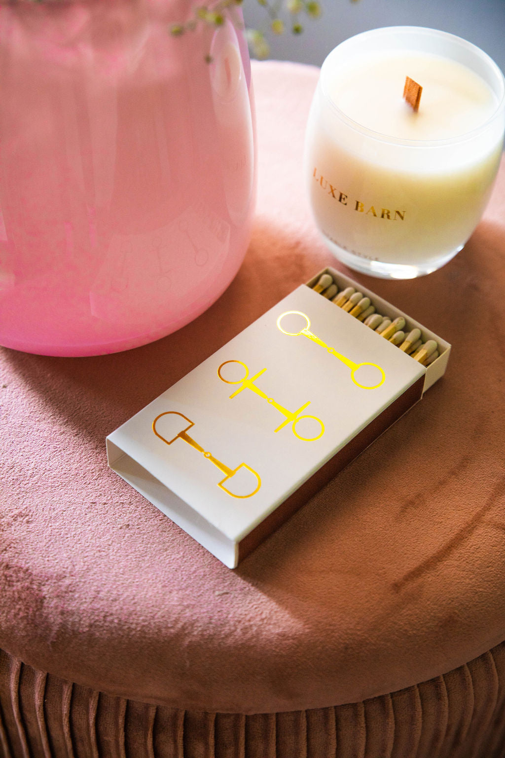 Black Oversized Horse Bit Matches