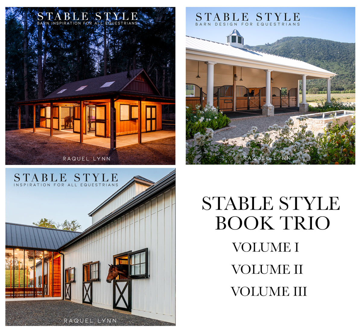 Stable Style Book Trio