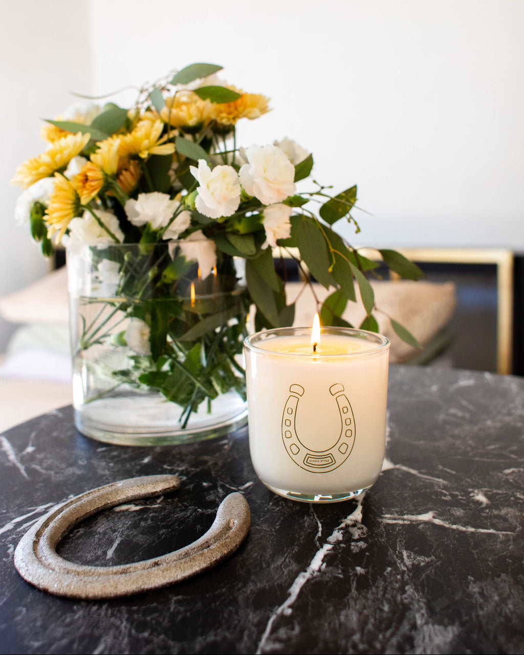 Horseshoe Candle - Lucky