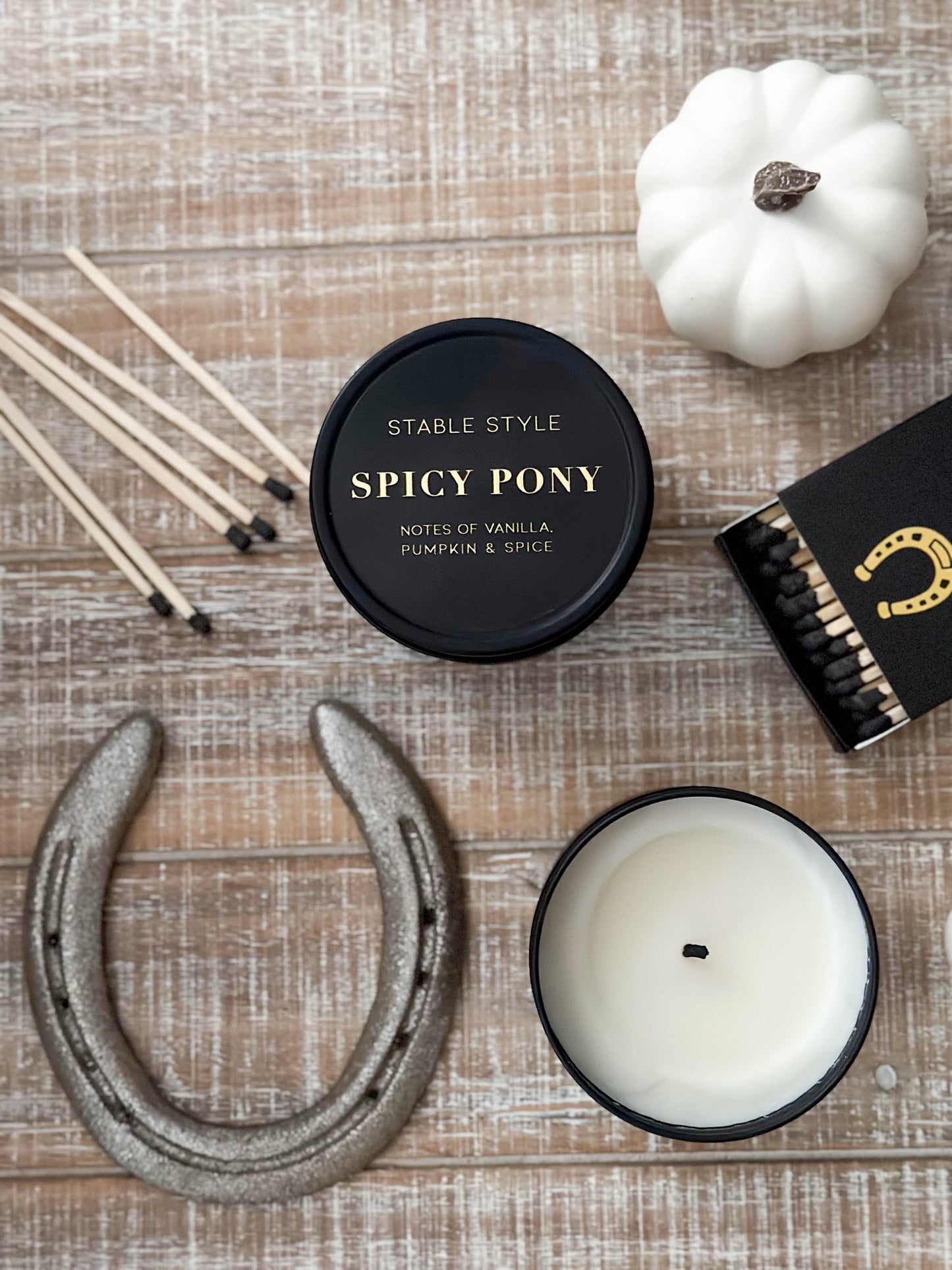 Spicy Pony Candle Tin