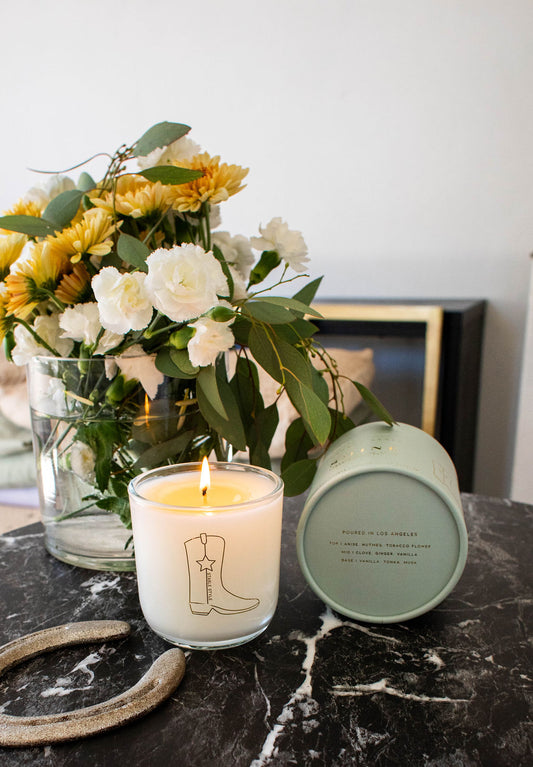 Cowboy Boot Candle - Shine